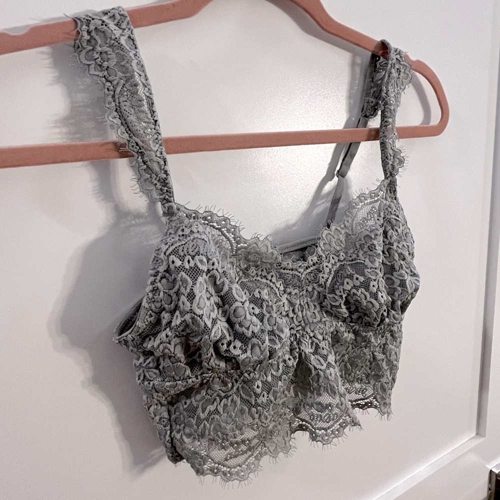 Aerie size small gray bralette